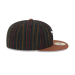 GORRA NEW ERA CAP CHICAGO BULLS NBA VINTAGE HERRINGBONE 59FIFTY CERRADA en STOCK