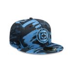 GORRA NEW ERA CAP CRUZ AZUL SPRAY 59FIFTY CERRADA en STOCK
