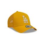 GORRA NEW ERA CAP LOS ANGELES DODGERS MLB LEAGUE ESSENTIALS 9FORTY AF TRUCKER SNAPBACK AMARILLA en STOCK