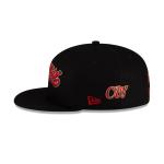 GORRA NEW ERA CAP AC MILAN X OFF-WHITE 59FIFTY CERRADA en STOCK