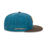 GORRA NEW ERA CAP GREEN BAY PACKERS NFL VINTAGE BLUE 59FIFTY CERRADA en STOCK