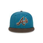 GORRA NEW ERA CAP ATLANTA BRAVES MLB VINTAGE BLUE 59FIFTY CERRADA en STOCK