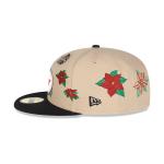 GORRA NEW ERA CAP PITTSBURGH STEELERS NFL POINSETTIA 59FIFTY CERRADA en STOCK