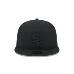 GORRA NEW ERA CAP CHICAGO WHITE SOX MLB COTTON CANVAS 9FIFTY SPLIT PANEL SNAPBACK NEGRA en STOCK