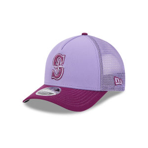 GORRA NEW ERA CAP SEATTLE MARINERS MLB COLOR PACK 9FORTY M-CROWN AF SNAPBACK MORADA en STOCK