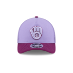 GORRA NEW ERA CAP MILWAUKEE BREWERS MLB COLOR PACK 9FORTY M-CROWN AF SNAPBACK MORADO en STOCK