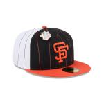 GORRA NEW ERA CAP SAN FRANCISCO GIANTS MLB PINSTRIPE LEAGUE PIN 59FIFTY CERRADA en STOCK