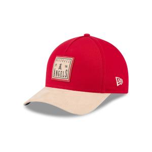 GORRA NEW ERA CAP LOS ANGELES ANGELS MLB SUEDE PATCH 9FORTY M-CROWN AF STRAPBACK en STOCK