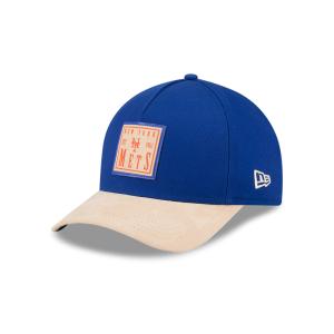 GORRA NEW ERA CAP NEW YORK METS MLB SUEDE PATCH 9FORTY M-CROWN AF STRAPBACK en STOCK