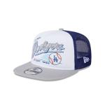 GORRA NEW ERA CAP LOS ANGELES DODGERS MLB RETRO SCRIPT 9FIFTY AF TRUCKER SNAPBACK en STOCK