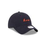 GORRA NEW ERA CAP HOUSTON ASTROS MLB SCRIPT 9TWENTY STRAPBACK PARA MUJER en STOCK