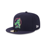 GORRA NEW ERA CAP ATLANTA BRAVES MLB GLOW IN THE DARK 59FIFTY CERRADA en STOCK