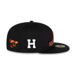 GORRA NEW ERA CAP NARANJEROS DE HERMOSILLO ALL OVER LAMP SUPERNATURE 59FIFTY CERRADA en STOCK