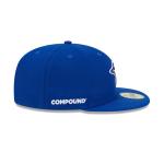 GORRA NEW ERA CAP TORONTO BLUE JAYS COMPOUND X MLB 59FIFTY CERRADA en STOCK