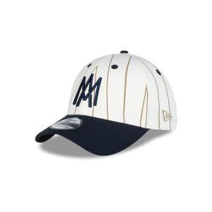 GORRA NEW ERA CAP LOS ÁGUILAS DE MEXICALI PINSTRIPE LAMP GAME CAP 2024 39THIRTY ELáSTICA en STOCK