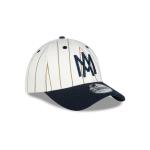 GORRA NEW ERA CAP LOS ÁGUILAS DE MEXICALI PINSTRIPE LAMP GAME CAP 2024 39THIRTY ELáSTICA en STOCK