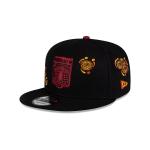GORRA NEW ERA CAP MIAMI HEAT PAPEL PICADO NBA MEXICO CITY GAME 2024 9FIFTY SNAPBACK en STOCK