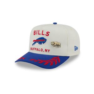 GORRA NEW ERA CAP BUFFALO BILLS NFL DRAFT 2025 59FIFTY AF CERRADA BLANCA en STOCK