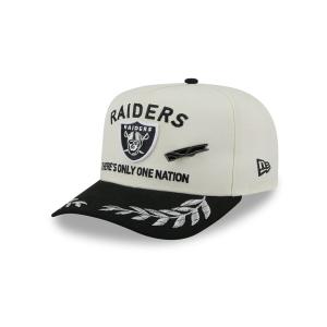 GORRA NEW ERA CAP LAS VEGAS RAIDERS NFL DRAFT 2025 59FIFTY AF CERRADA BLANCA en STOCK
