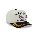 GORRA NEW ERA CAP PITTSBURGH STEELERS NFL DRAFT 2025 59FIFTY AF CERRADA BLANCA en STOCK