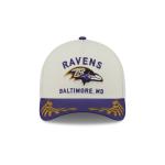 GORRA NEW ERA CAP BALTIMORE RAVENS NFL DRAFT 2025 9FORTY M-CROWN AF SNAPBACK BLANCA en STOCK