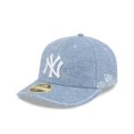 GORRA NEW ERA CAP NEW YORK YANKEES MLB HAND STITCHED CHAMBRAY 59FIFTY LP CERRADA en STOCK