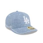 GORRA NEW ERA CAP LOS ANGELES DODGERS MLB HAND STITCHED CHAMBRAY 59FIFTY LP CERRADA en STOCK