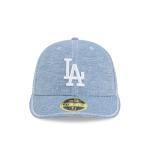 GORRA NEW ERA CAP LOS ANGELES DODGERS MLB HAND STITCHED CHAMBRAY 59FIFTY LP CERRADA en STOCK