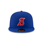 GORRA NEW ERA CAP BRAVOS DE LEóN ALTERNATIVO LMB GAME CAP 100 ANIVERSARIO 59FIFTY CERRADA AZUL en STOCK