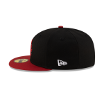 GORRA NEW ERA CAP GUERREROS DE OAXACA ALTERNATIVO LMB GAME CAP 100 ANIVERSARIO 59FIFTY CERRADA NEGRA en STOCK