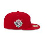 GORRA NEW ERA CAP CINCINNATI REDS MLB FLORAL UNDERVISOR 59FIFTY CERRADA en STOCK