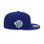 GORRA NEW ERA CAP LOS ANGELES DODGERS MLB FLORAL UNDERVISOR 59FIFTY CERRADA en STOCK