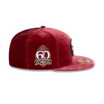 GORRA NEW ERA CAP SAN FRANCISCO 49ERS NFL JUST CAPS VELVET 59FIFTY CERRADA en STOCK