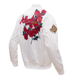 CHAMARRA NTA BRAVES ROSE SATIN JACKET WHITE en STOCK
