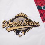 CHAMARRA NTA BRAVES ROSE SATIN JACKET WHITE en STOCK