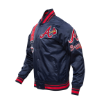 CHAMARRA NTA BRAVES MASH UP RIB SATIN JACKET MIDNIGHT NAVY RED MIDNIGHT NAVY en STOCK