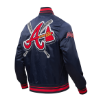 CHAMARRA NTA BRAVES MASH UP RIB SATIN JACKET MIDNIGHT NAVY RED MIDNIGHT NAVY en STOCK