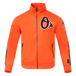 CHAMARRA BALTIMORE ORIOLES CLASSIC MENS DK TRACK JACKET ORANGE en STOCK