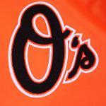 CHAMARRA BALTIMORE ORIOLES CLASSIC MENS DK TRACK JACKET ORANGE en STOCK