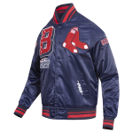 CHAMARRA ON RED SOX MASH UP RIB SATIN JACKET MIDNIGHT NAVY RED MIDNIGHT NAVY en STOCK