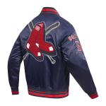 CHAMARRA ON RED SOX MASH UP RIB SATIN JACKET MIDNIGHT NAVY RED MIDNIGHT NAVY en STOCK