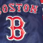 CHAMARRA ON RED SOX MASH UP RIB SATIN JACKET MIDNIGHT NAVY RED MIDNIGHT NAVY en STOCK