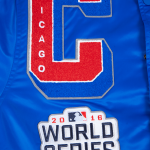 CHAMARRA CAGO CUBS MASH UP RIB SATIN JACKET ROYAL BLUE RED en STOCK