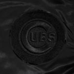 CHAMARRA AGO CUBS TRIPLE BLACK SATIN JACKET TRIPLE BLACK en STOCK