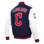 CHAMARRA ELAND GUARDIANS RETRO CLASSIC RIB WOOL VARSITY JACKET MIDNIGHT NAVY RED MIDNIGHT NAVY en STOCK
