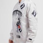 CHAMARRA AGO WHITE SOX HOME TOWN SATIN JACKET GRAY en STOCK