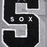 CHAMARRA AGO WHITE SOX OLD ENGLISH RIB SATIN JACKET GRAY en STOCK
