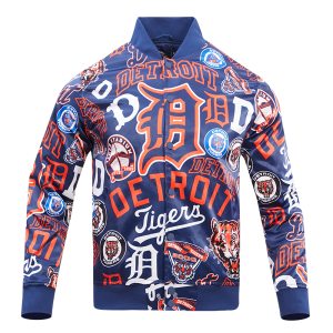CHAMARRA OIT TIGERS AOP SATIN JACKET MIDNIGHT NAVY en STOCK