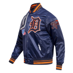 CHAMARRA OIT TIGERS MASH UP RIB SATIN JACKET MIDNIGHT NAVY ORANGE MIDNIGHT NAVY en STOCK