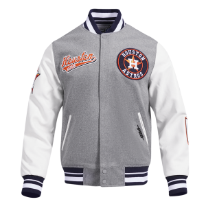 CHAMARRA HOUSTON ASTROS SCRIPT TAIL MENS RIB WOOL VARSITY HEATHER GREY WHITE MIDNIGHT NAVY en STOCK